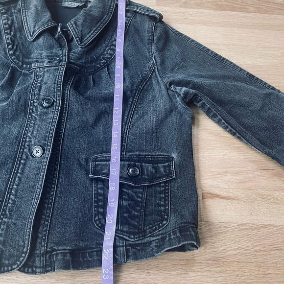 Motto Gray Black Jean Jacket Size XL In Excellent Condition - Picture 8 of 9